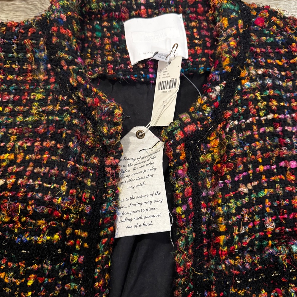 Anthropologie ett:twa Tweed Berwyn Jacket - Picture 6 of 14